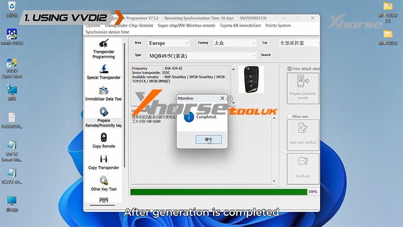How To Generate Vw Audi 5c 5d Dealer Keys With Vvdi2 4