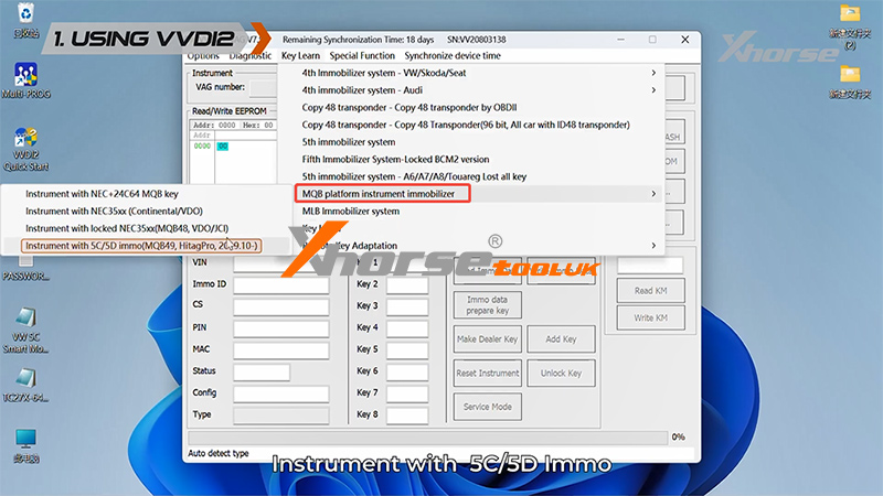 How To Generate Vw Audi 5c 5d Dealer Keys With Vvdi2 5