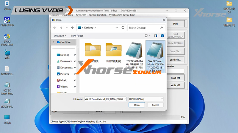 How To Generate Vw Audi 5c 5d Dealer Keys With Vvdi2 6