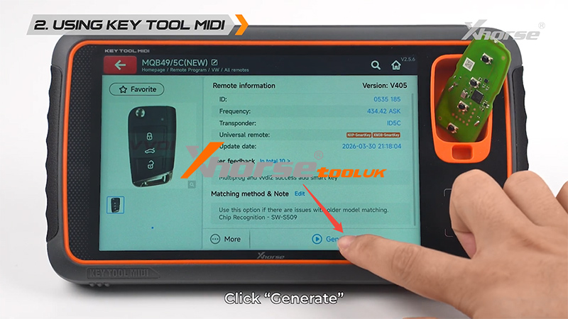 How To Generate Vw Audi 5c 5d Dealer Keys With Vvdi2 9