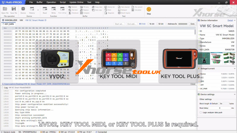 How To Generate Vw Audi 5c 5d Dealer Keys With Xhorse Multi Prog 12