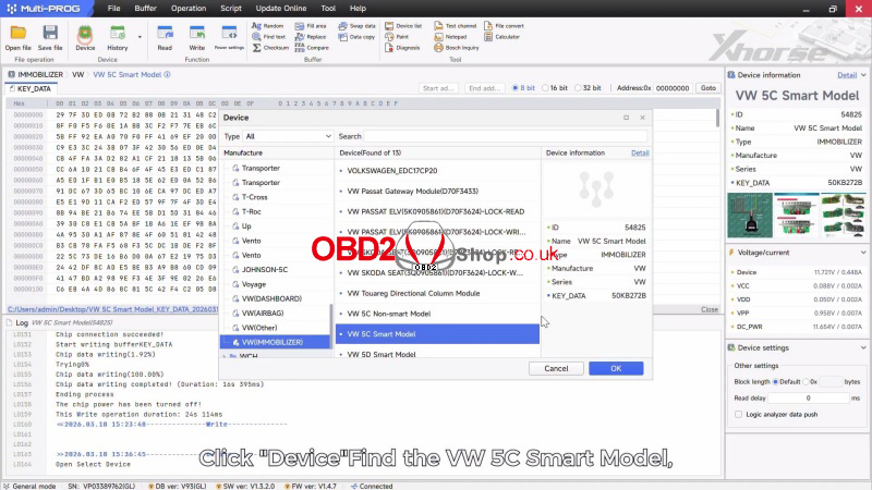 How To Generate Vw Audi 5c 5d Dealer Keys With Xhorse Multi Prog 3