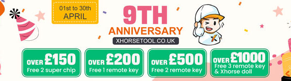 Shop Xhorse 9th Anniversary Grab Your Free Remote Keys Super Chips 11